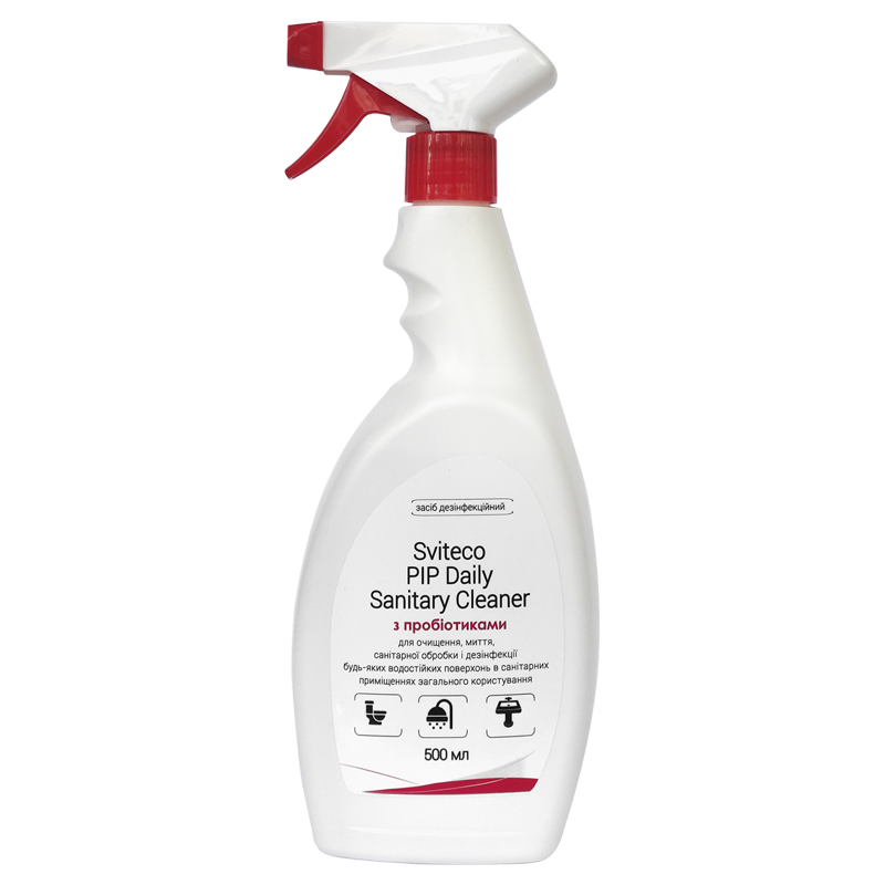 Sviteco-PIP Daily Sanitary Cleaner (500мл) дезінфекційний засіб з Пробіотиками